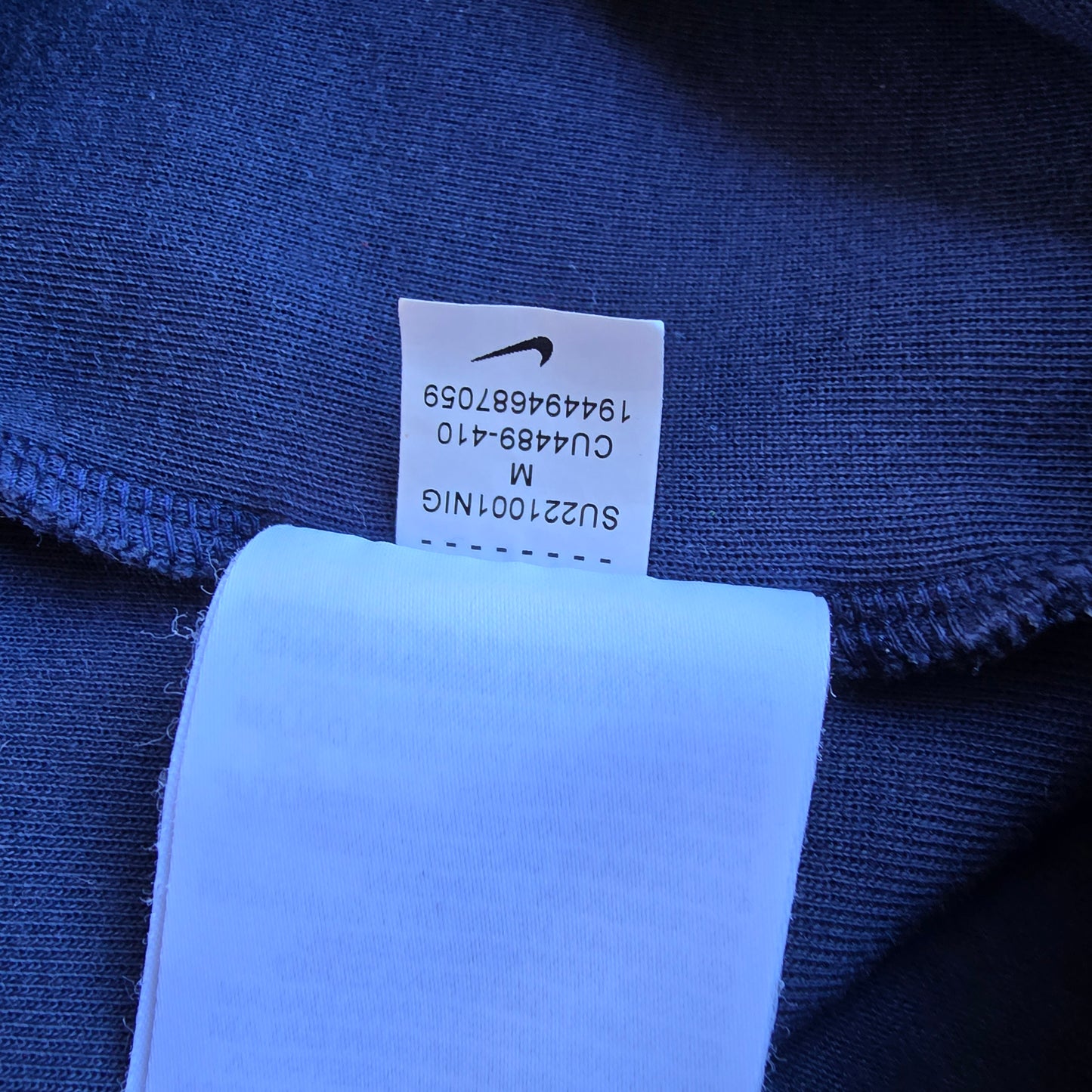 Nike Tech Fleece Navy Blue Hoodie - M