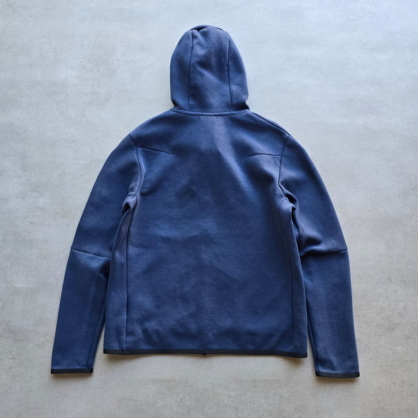 Nike Tech Fleece Navy Blue Hoodie - M