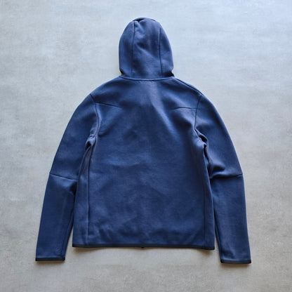 Nike Tech Fleece Navy Blue Hoodie - M