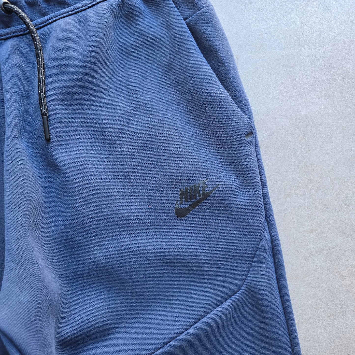 Nike Tech Fleece Navy Blue Pants - S