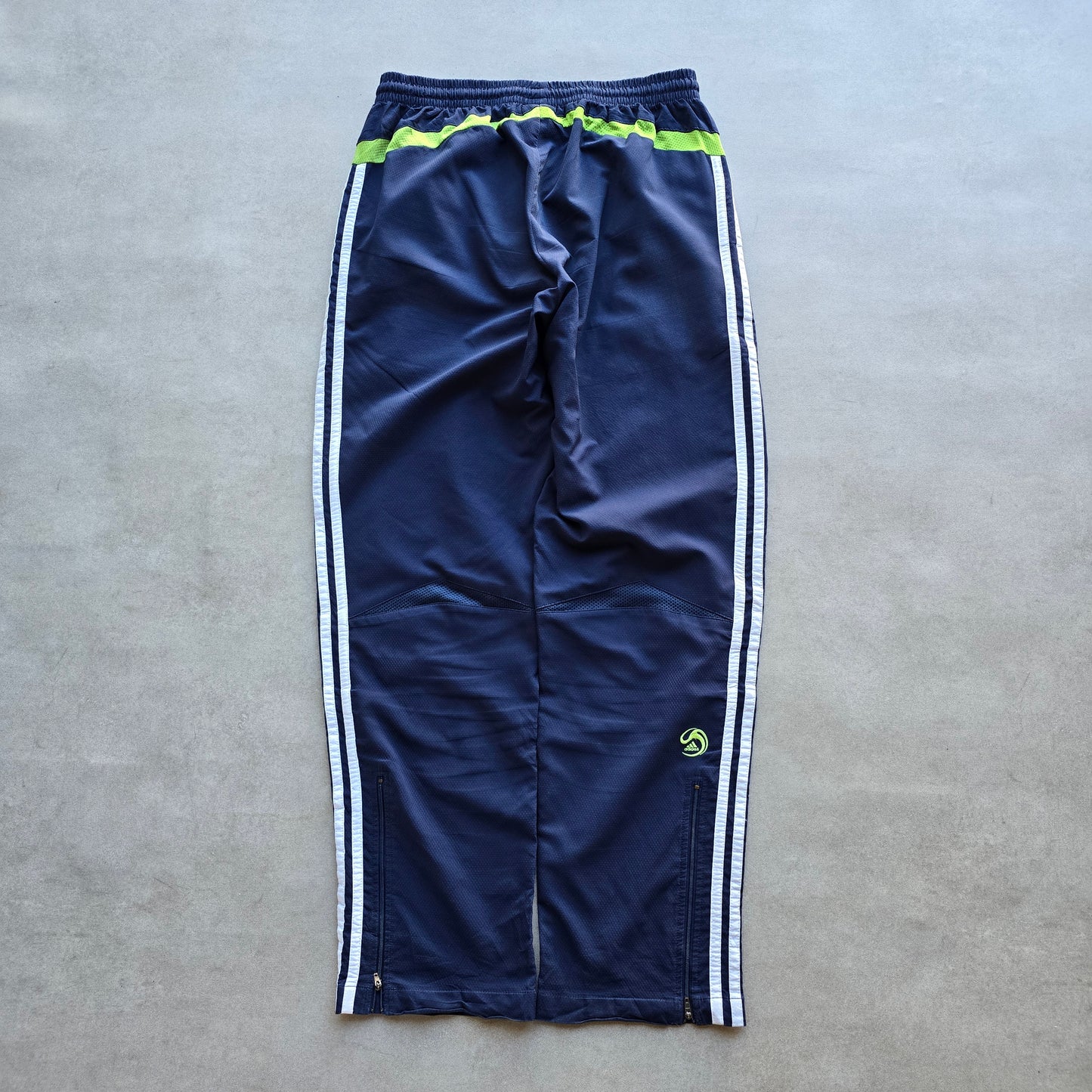 Vintage Adidas 3 Stripe Ankle Zip Track Pants - M