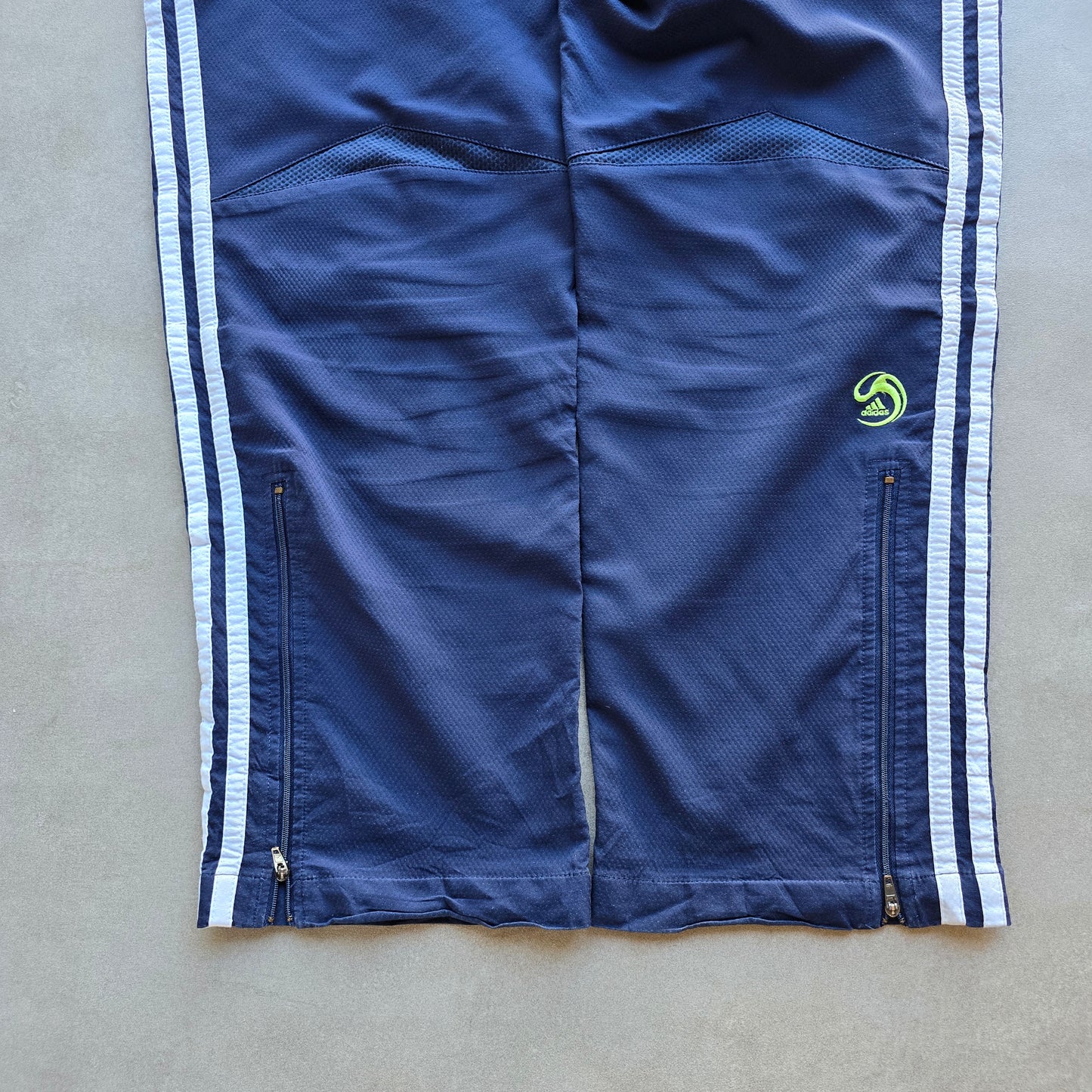 Vintage Adidas 3 Stripe Ankle Zip Track Pants - M