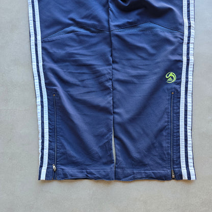 Vintage Adidas 3 Stripe Ankle Zip Track Pants - M