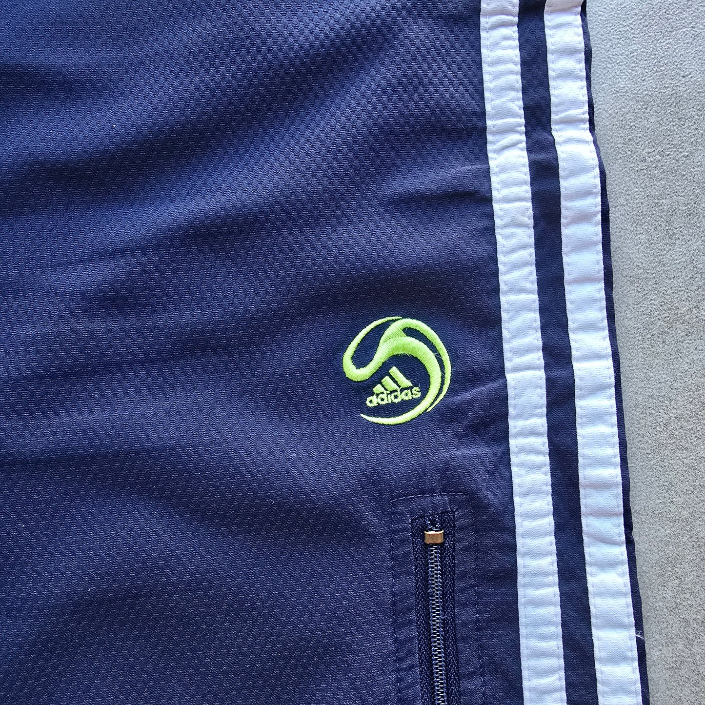 Vintage Adidas 3 Stripe Ankle Zip Track Pants - M