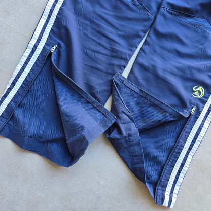 Vintage Adidas 3 Stripe Ankle Zip Track Pants - M