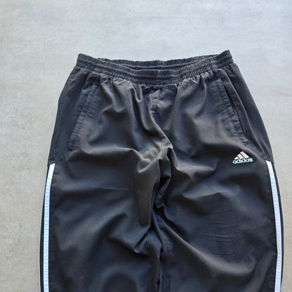Vintage Adidas 3 Stripe Ankle Zip Track Pants - L