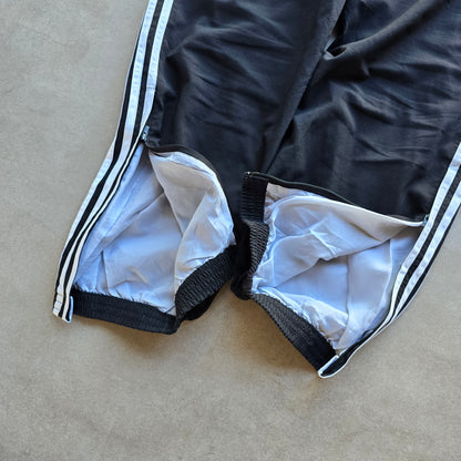 Vintage Adidas 3 Stripe Ankle Zip Track Pants - L