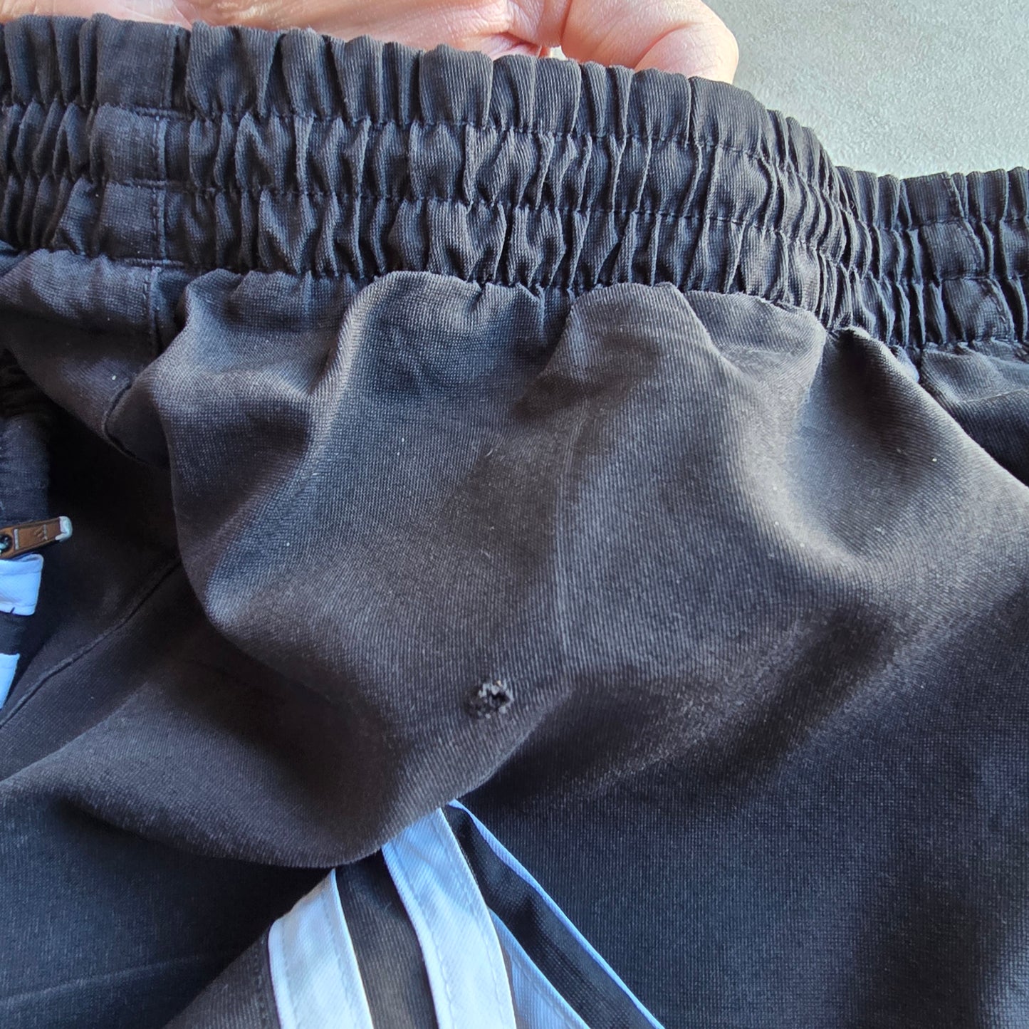 Vintage Adidas 3 Stripe Ankle Zip Track Pants - L