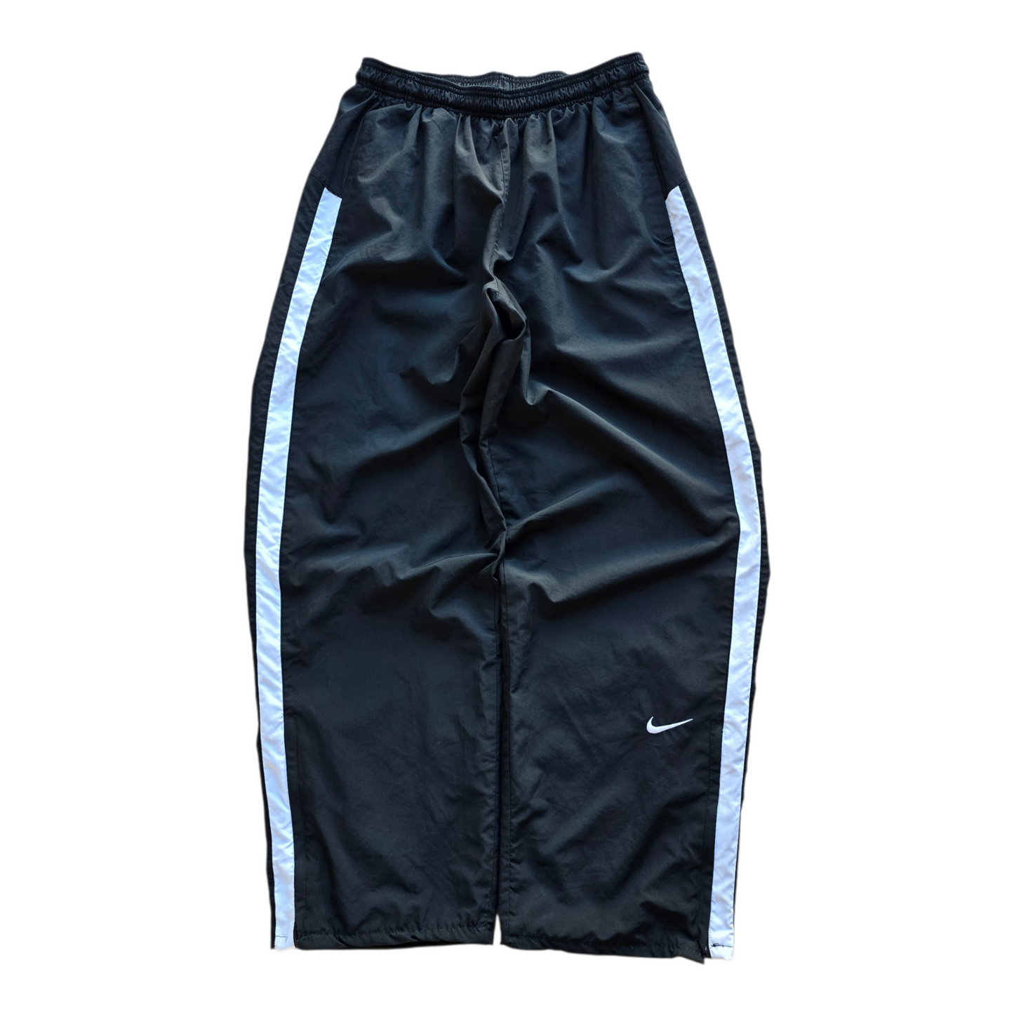 Vintage Nike Mini Swoosh Ankle Zip Track Pants - L