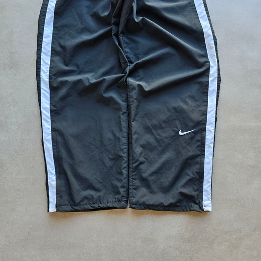Vintage Nike Mini Swoosh Ankle Zip Track Pants - L
