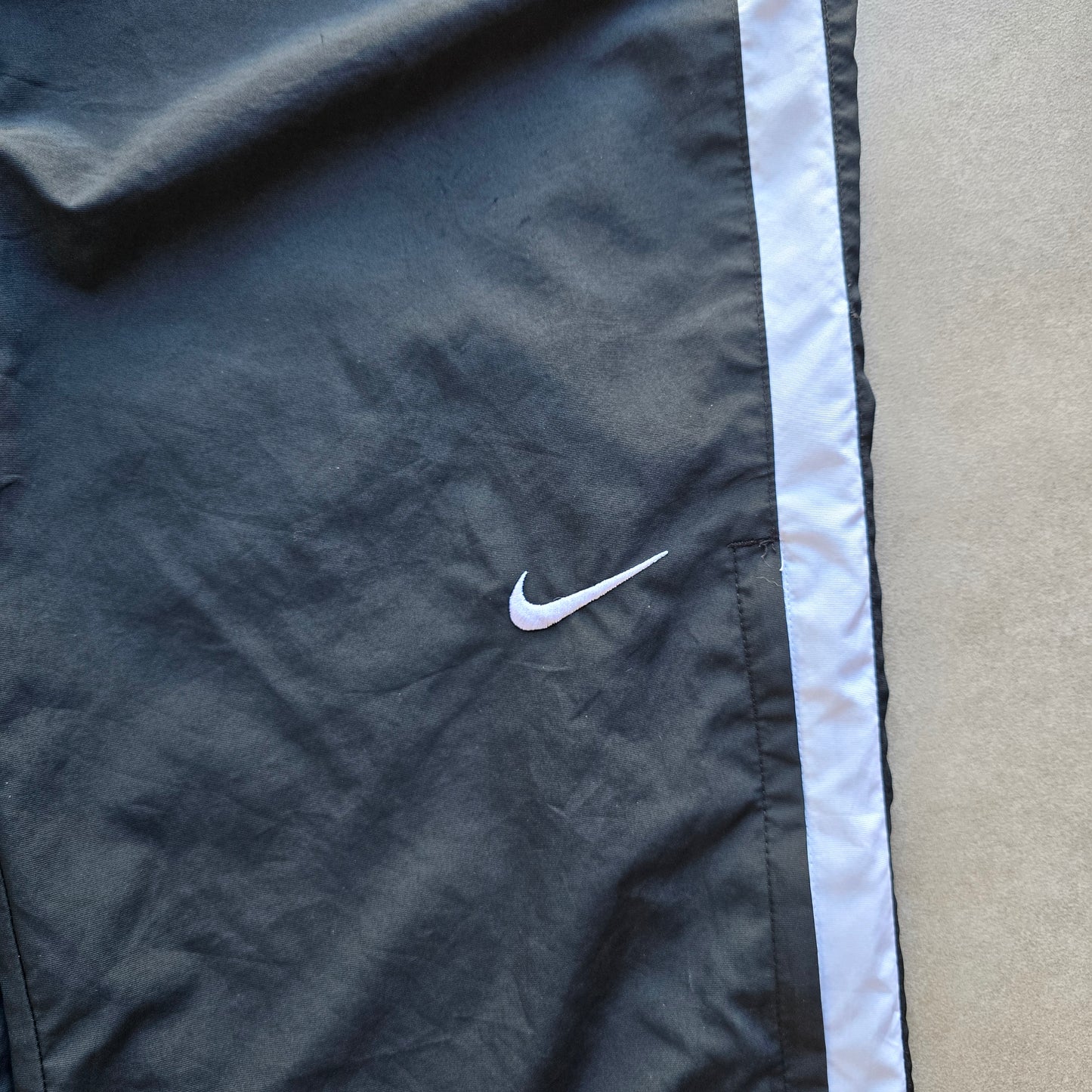 Vintage Nike Mini Swoosh Ankle Zip Track Pants - L