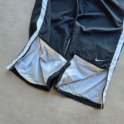 Vintage Nike Mini Swoosh Ankle Zip Track Pants - L