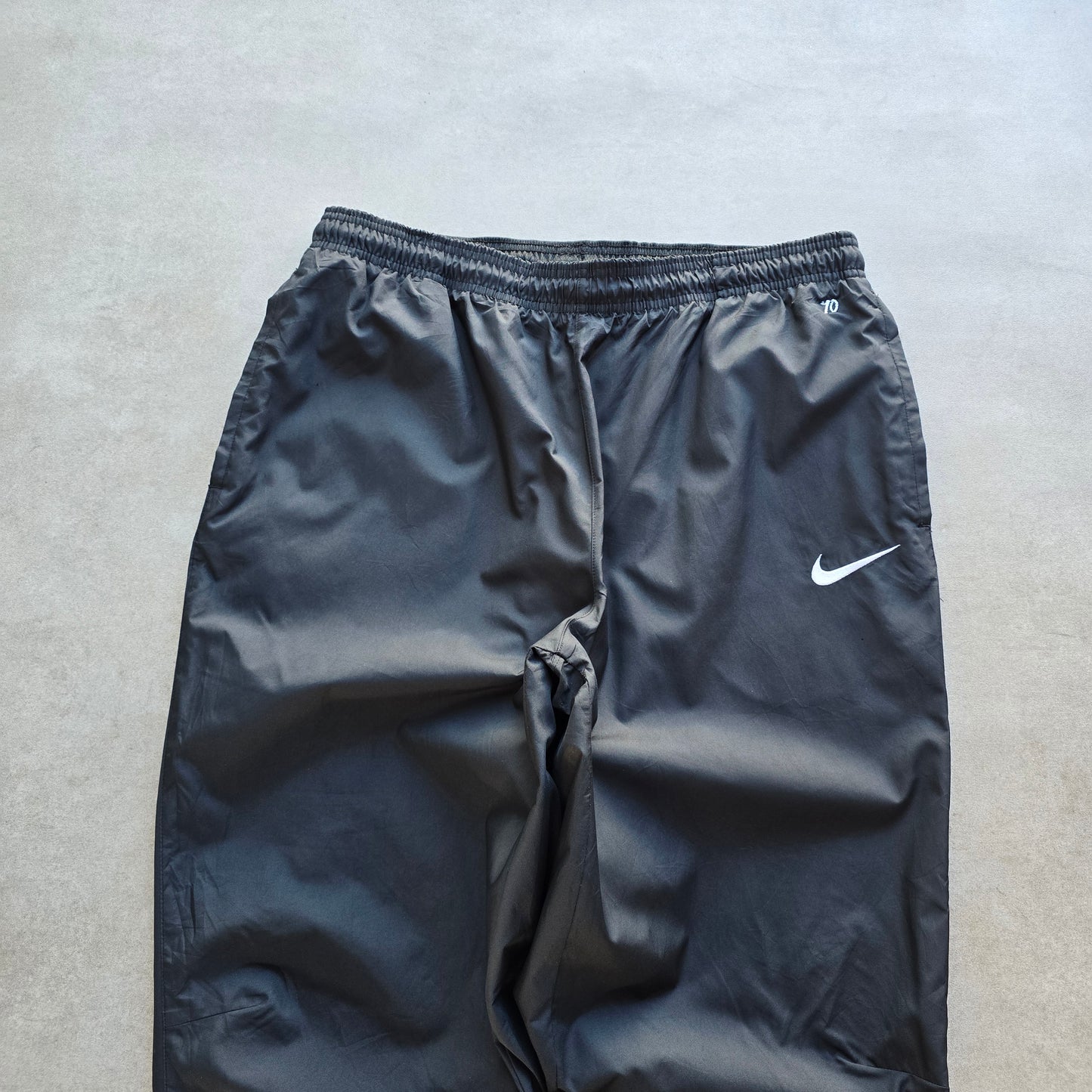 Vintage 2000's Nike Mini Swoosh Ankle Zip Track Pants - L