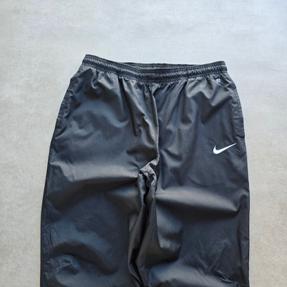 Vintage 2000's Nike Mini Swoosh Ankle Zip Track Pants - L
