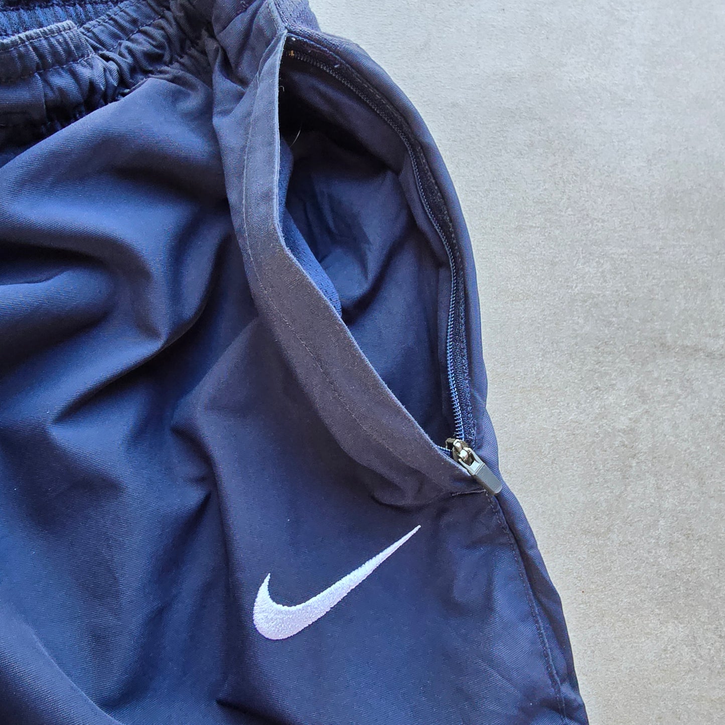 Vintage 2000's Nike Mini Swoosh Ankle Zip Track Pants - S