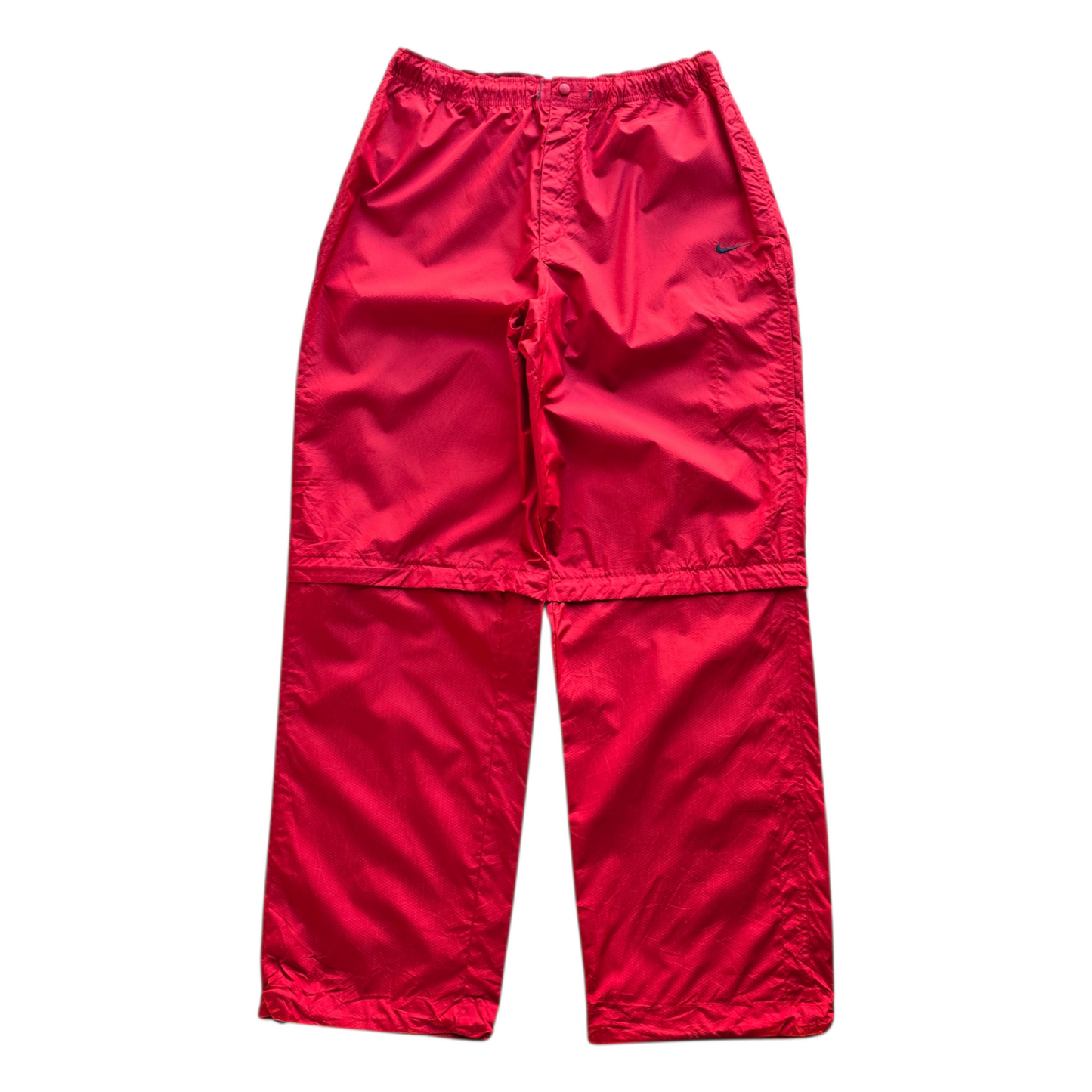 Vintage Nike Mini Swoosh Convertible Zip Off Track Pants - L
