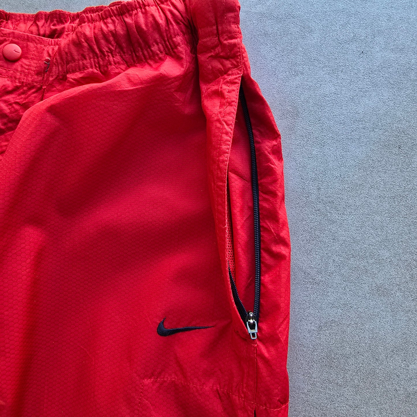 Vintage Nike Mini Swoosh Convertible Zip Off Track Pants - L