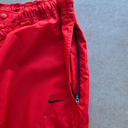 Vintage Nike Mini Swoosh Convertible Zip Off Track Pants - L