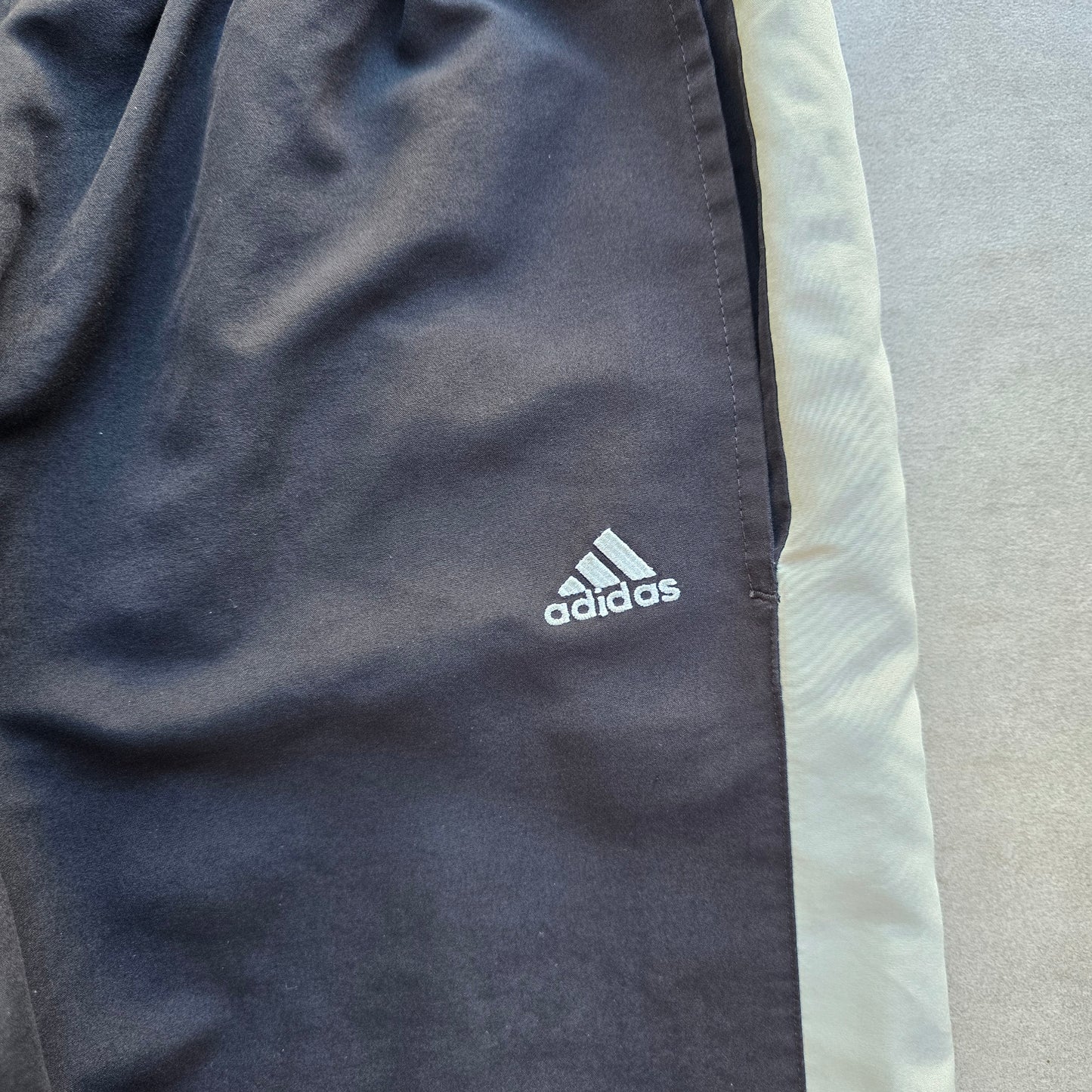 Vintage Adidas 3 Stripe Ankle Zip Track Pants - M