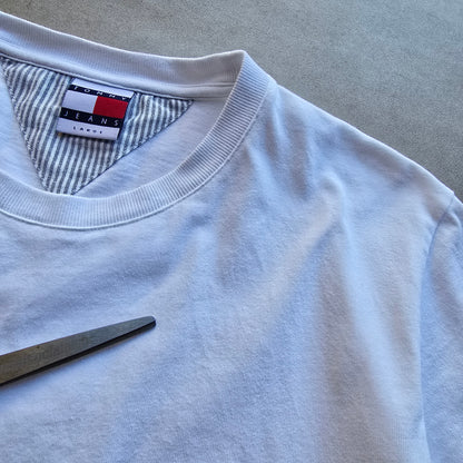 Vintage Tommy Hilfiger Flag Tee - M/L