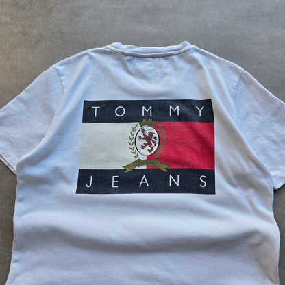 Vintage Tommy Hilfiger Flag Tee - M/L