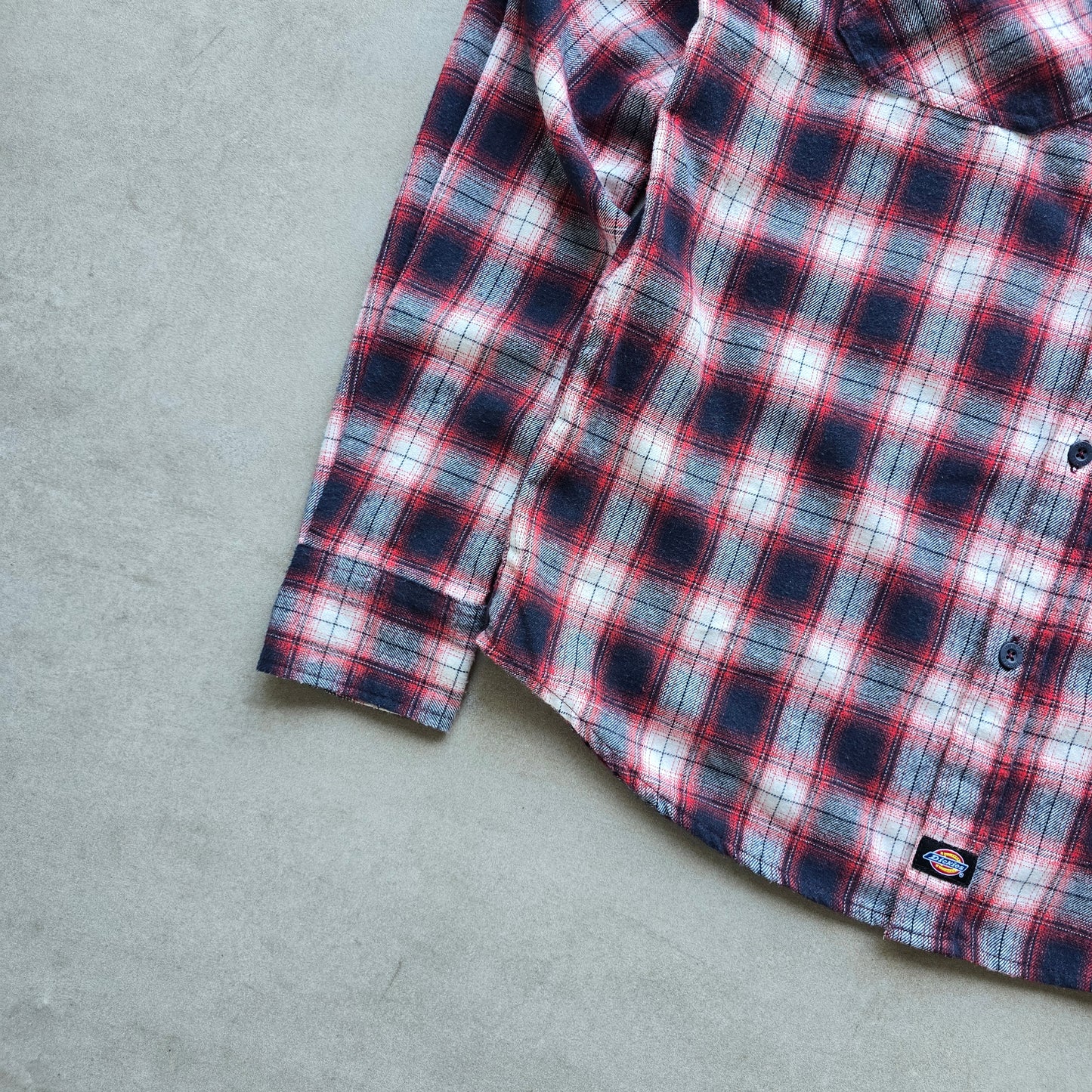 Dickies Flannel Button Up Shirt - S