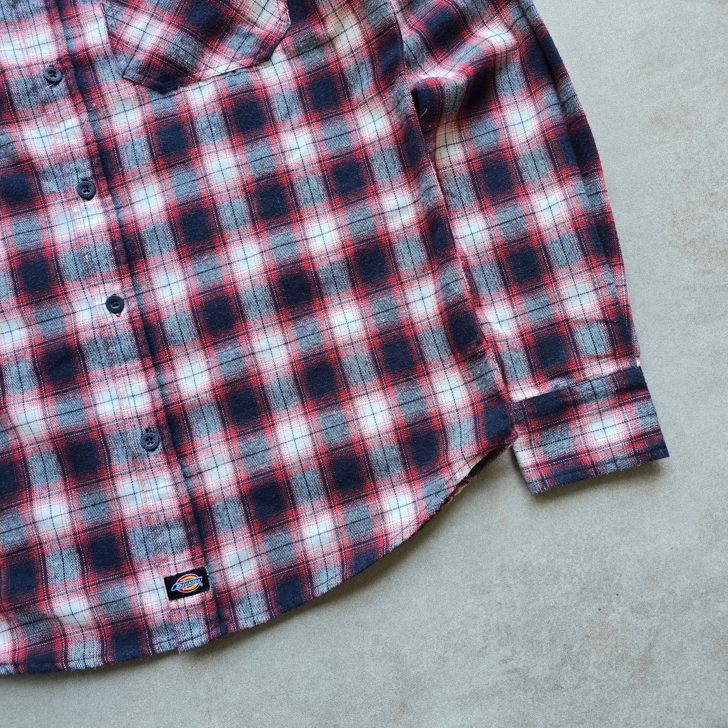 Dickies Flannel Button Up Shirt - S