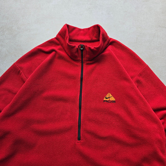Vintage Nike ACG 1/2 Zip Fleece Jumper - L/XL