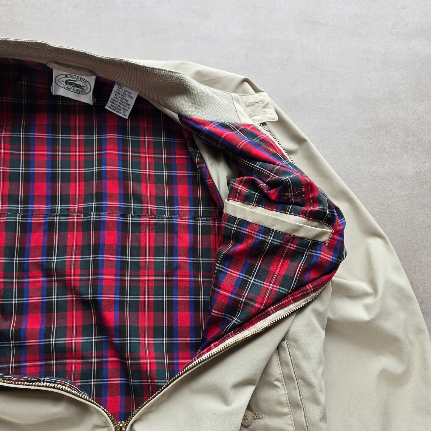 Vintage Izod Lacoste Harrington Jacket - L