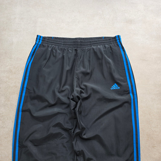 Adidas 3 Stripe Ankle Zip Track Pants - L