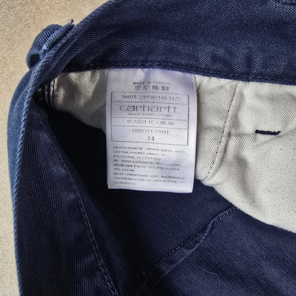 Carhartt WIP Abbott Pants Navy - 34