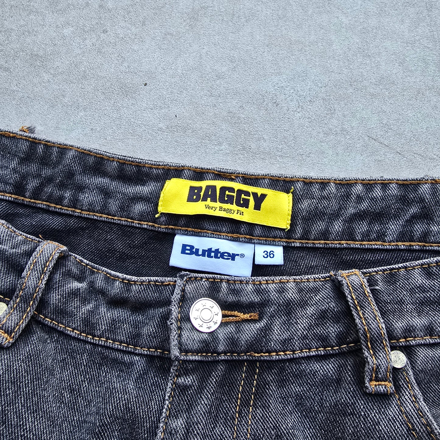 Butter Goods Baggy Denim Jeans - 36