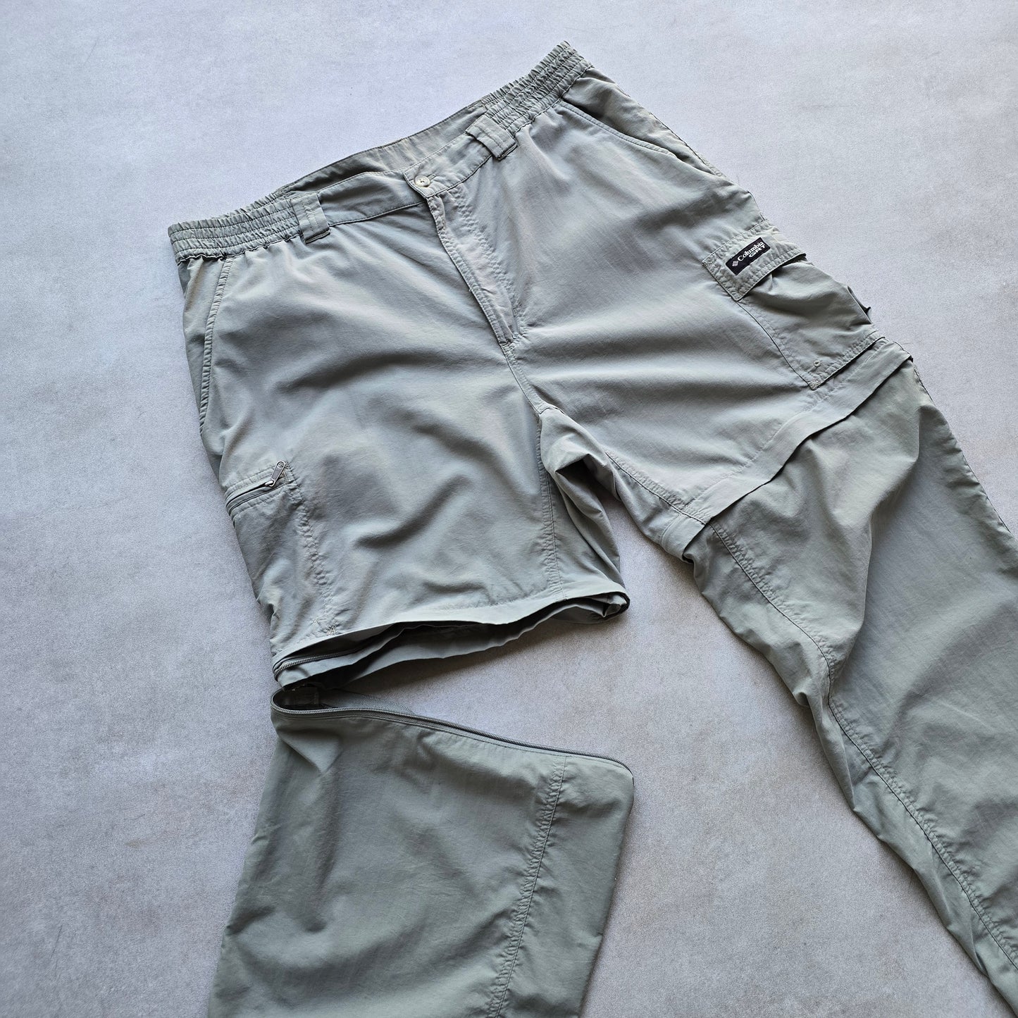Vintage Columbia GRT Convertible Zip Off Pants - L
