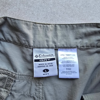 Vintage Columbia GRT Convertible Zip Off Pants - L