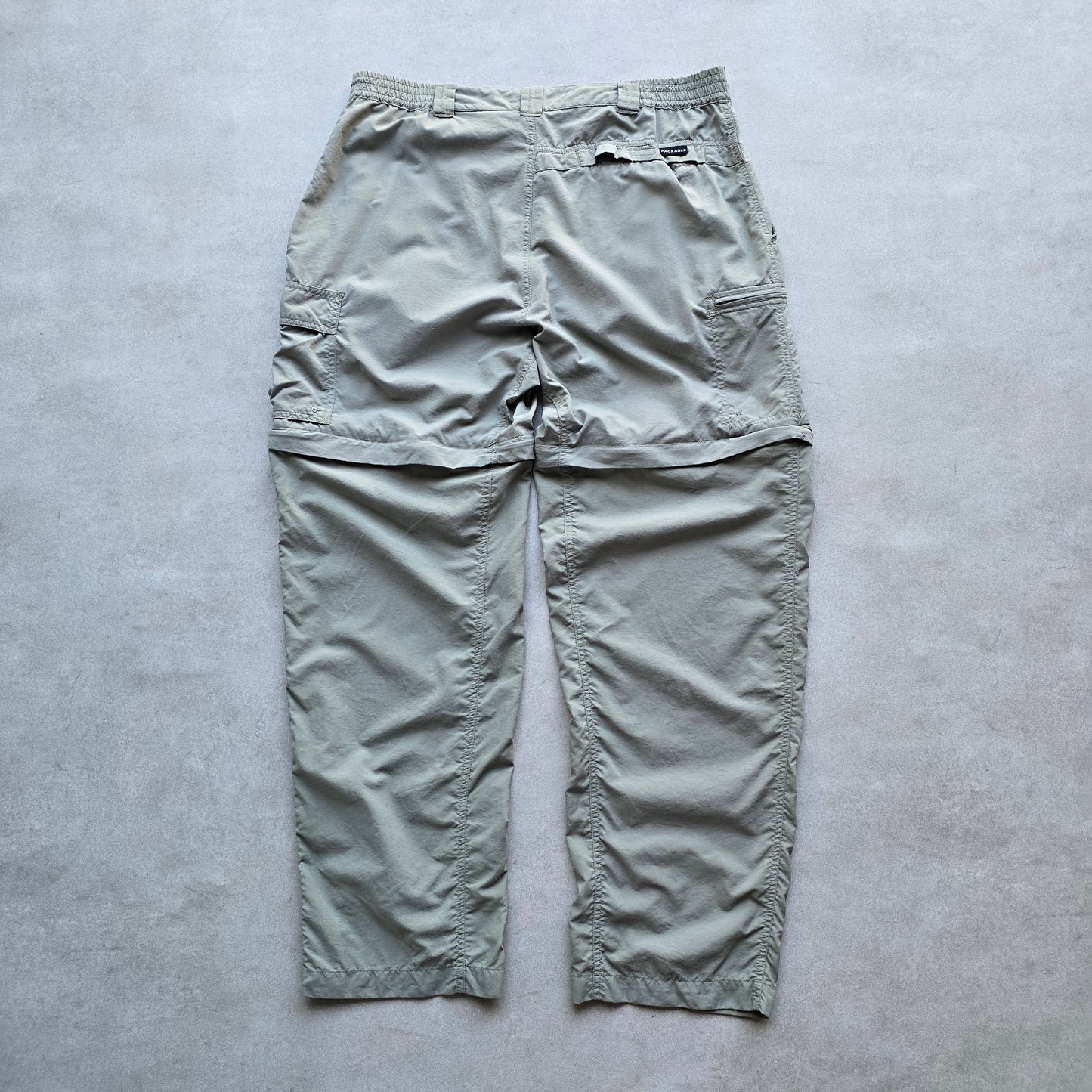 Vintage Columbia GRT Convertible Zip Off Pants - L