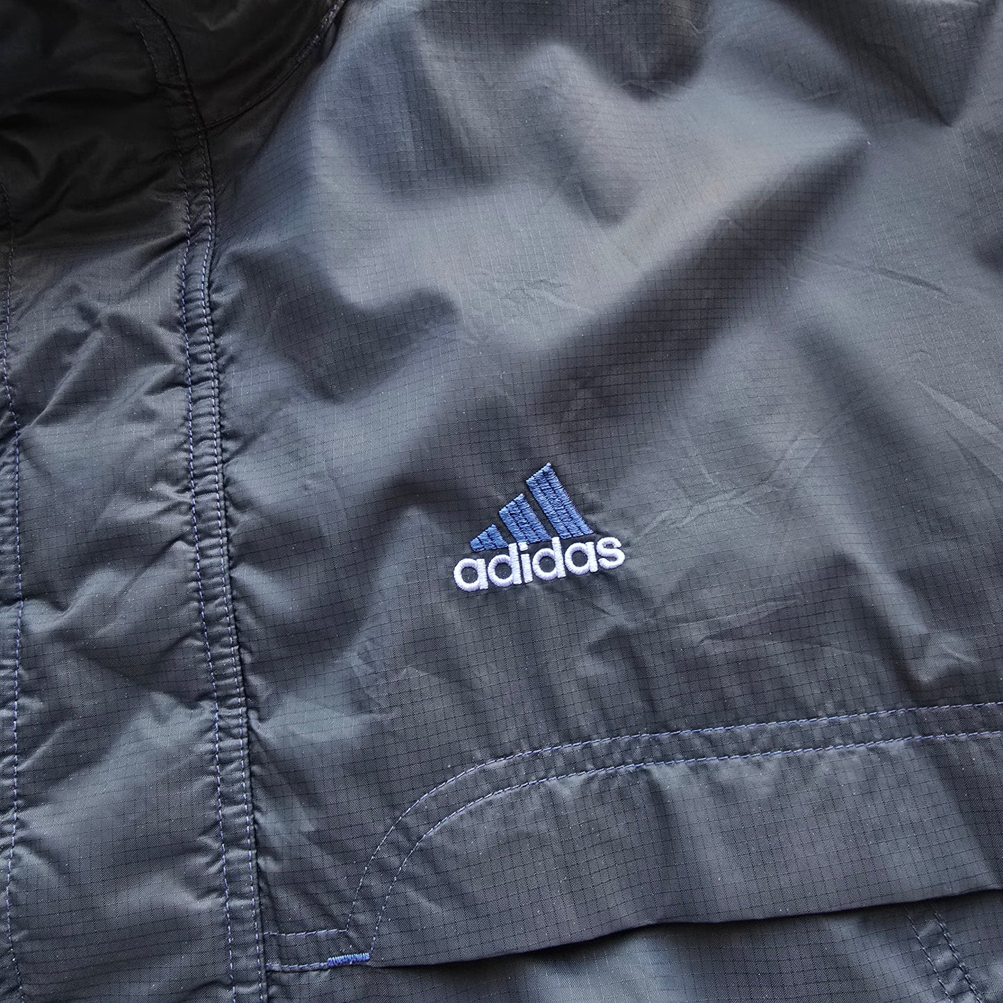 Vintage Adidas Fleece Lined Insulated Jacket - L