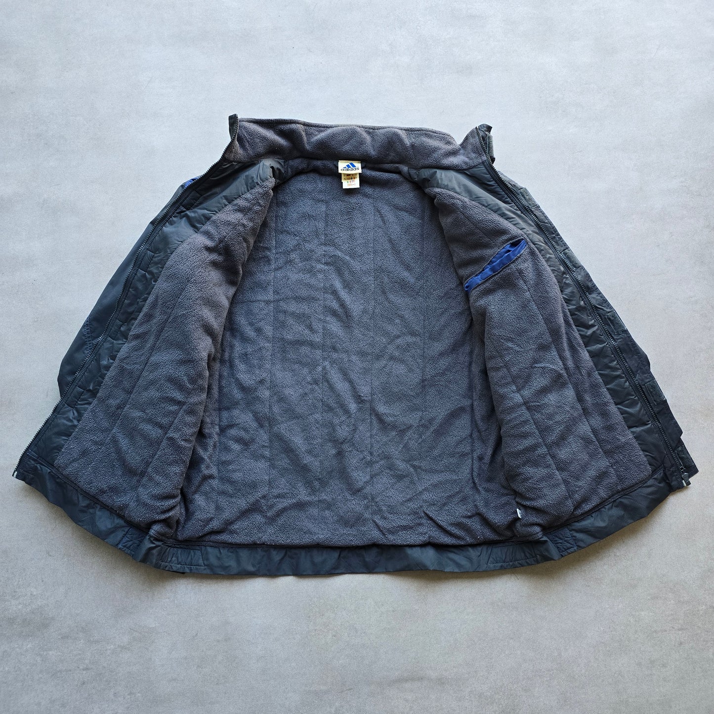 Vintage Adidas Fleece Lined Insulated Jacket - L