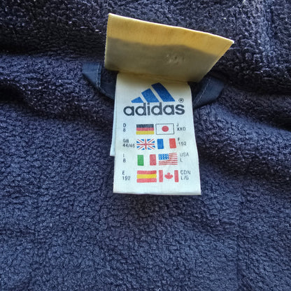 Vintage Adidas Fleece Lined Insulated Jacket - L