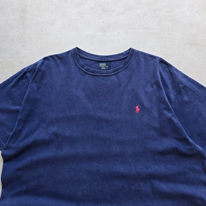 Vintage 90's Ralph Lauren Navy Tee - L