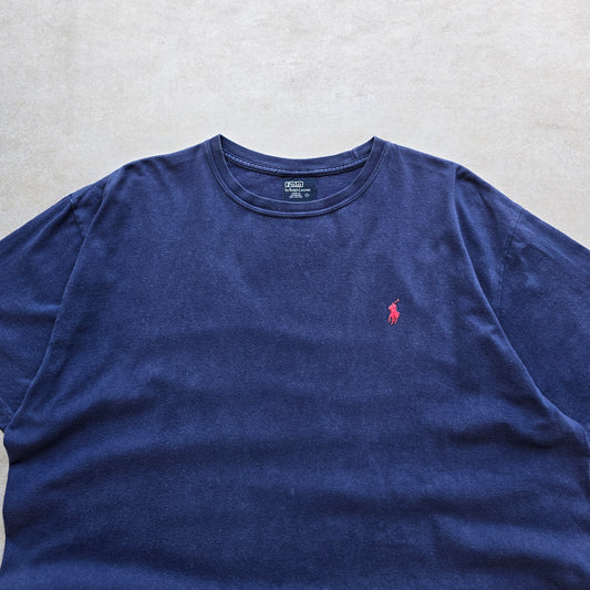 Vintage 90's Ralph Lauren Navy Tee - L