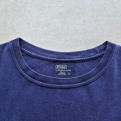 Vintage 90's Ralph Lauren Navy Tee - L