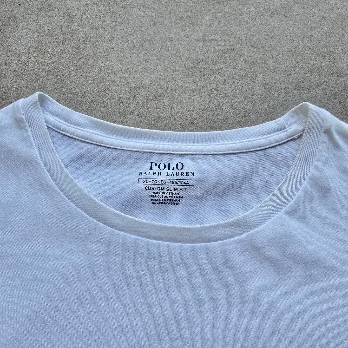 Ralph Lauren White Tee - L/XL