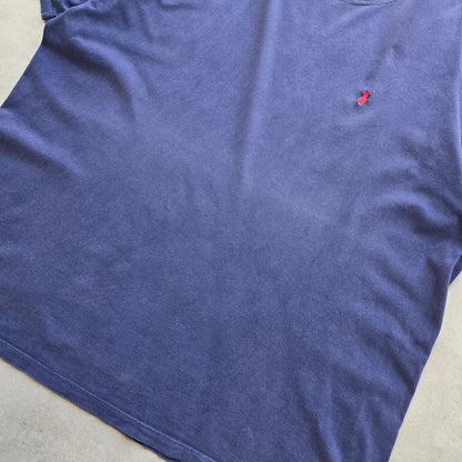 Vintage 90's Ralph Lauren Navy Tee - XXL