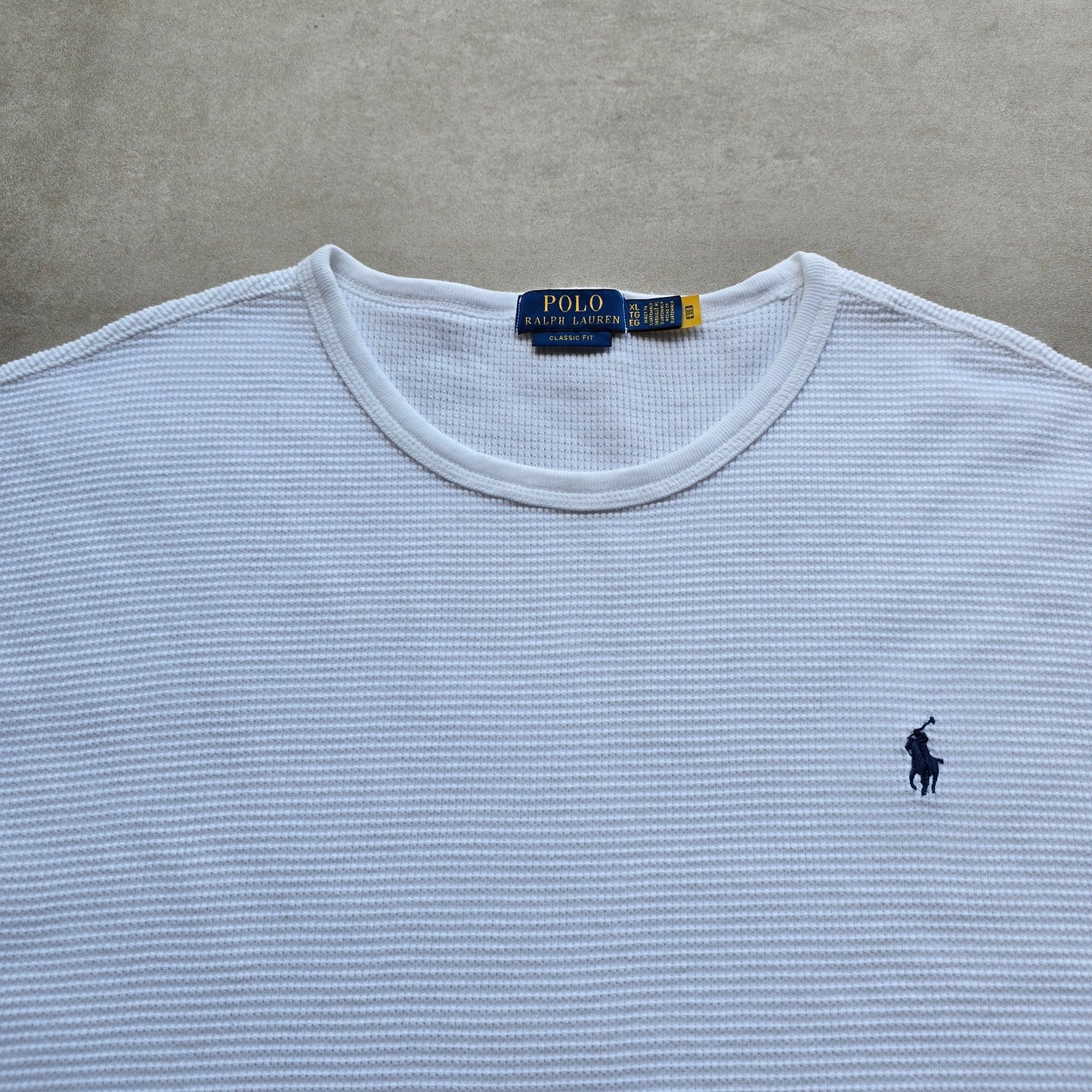 Ralph Lauren Waffle Knit Tee - XL
