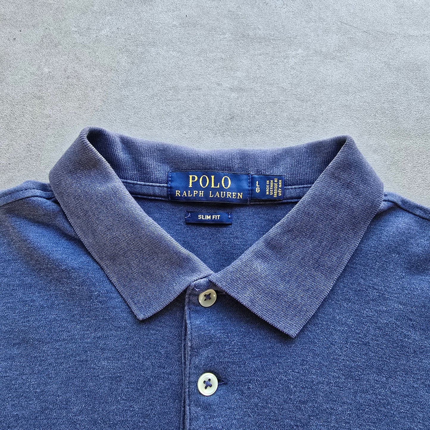 Ralph Lauren Blue Polo Shirt - L