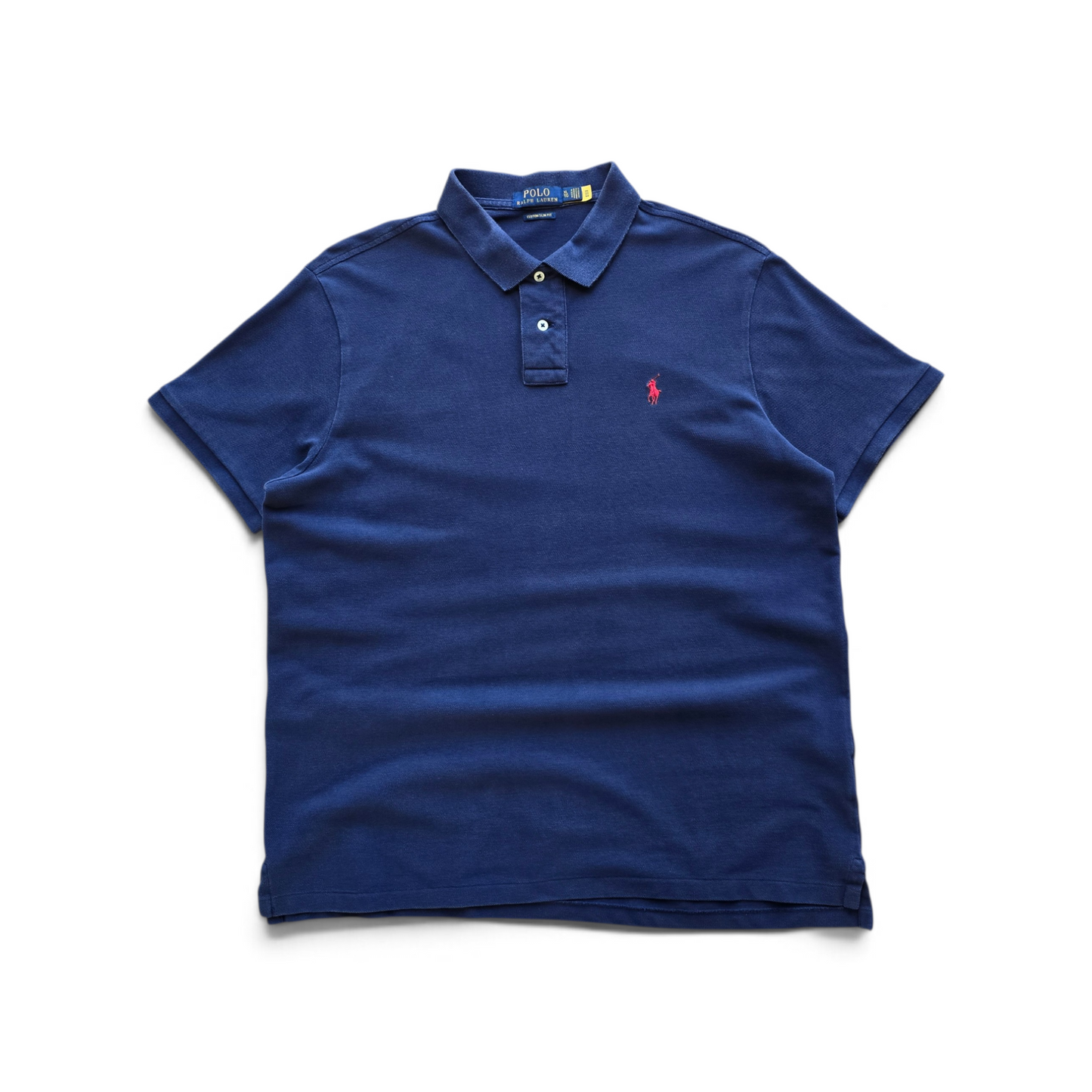 Ralph Lauren Navy Polo Shirt - XL