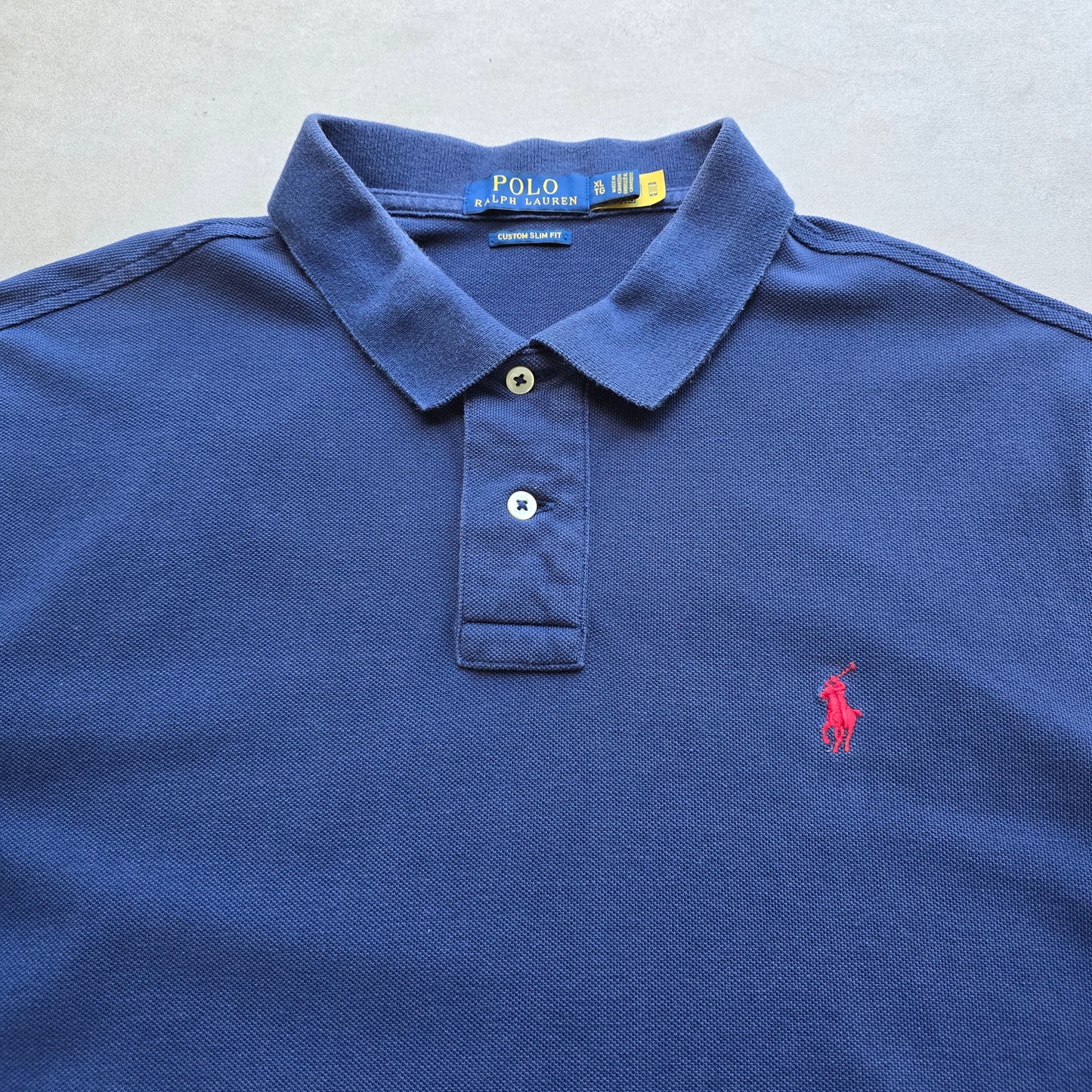 Ralph Lauren Navy Polo Shirt - XL