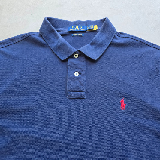 Ralph Lauren Navy Polo Shirt - XL