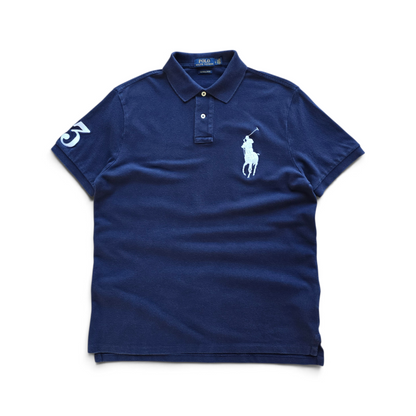 Ralph Lauren Blue Big Pony Polo Shirt - L