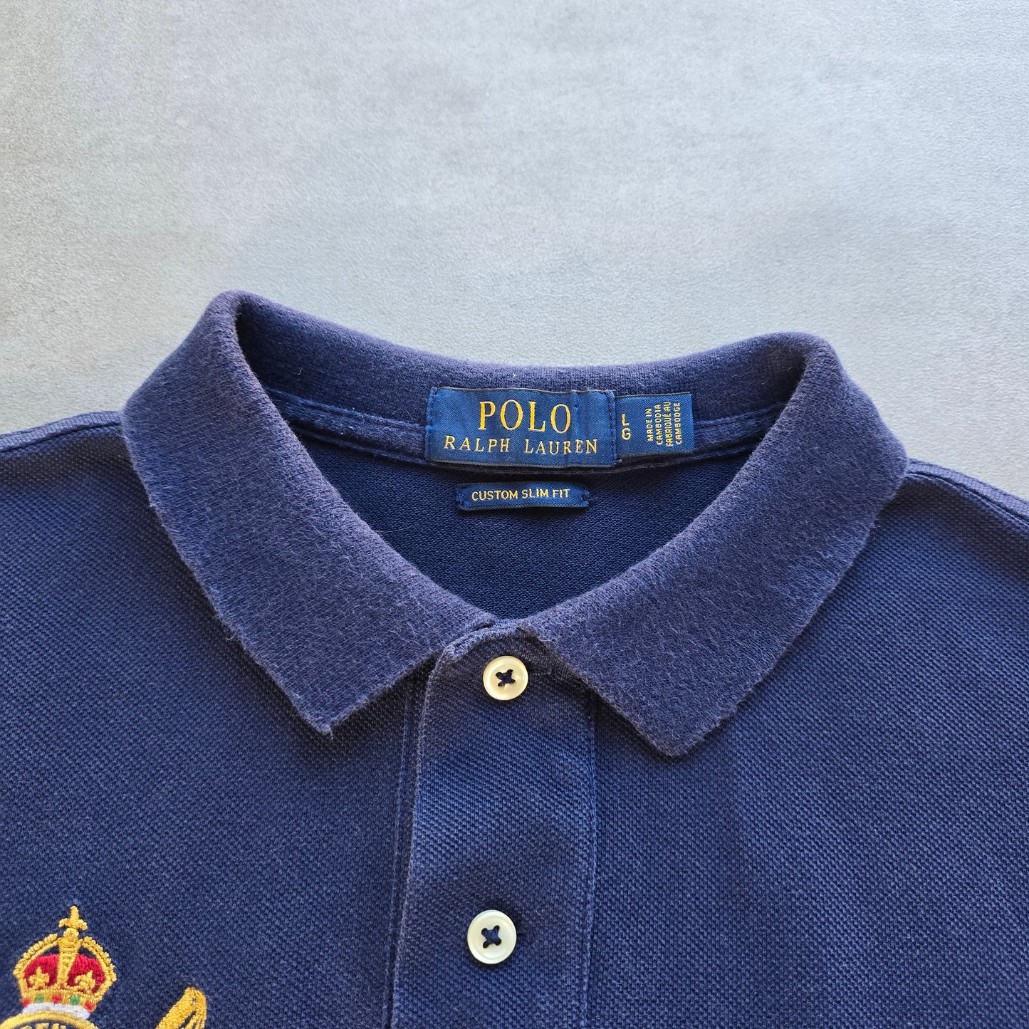 Ralph Lauren Big Pony Crest Polo Shirt - L